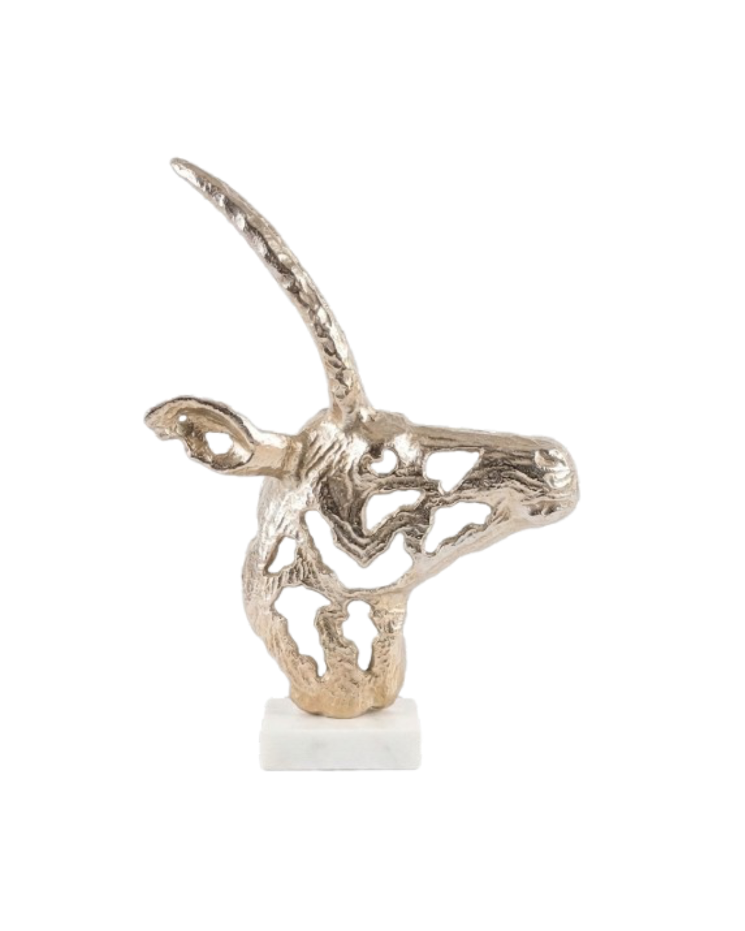 Capricorn Metallic Sculpture on Marble