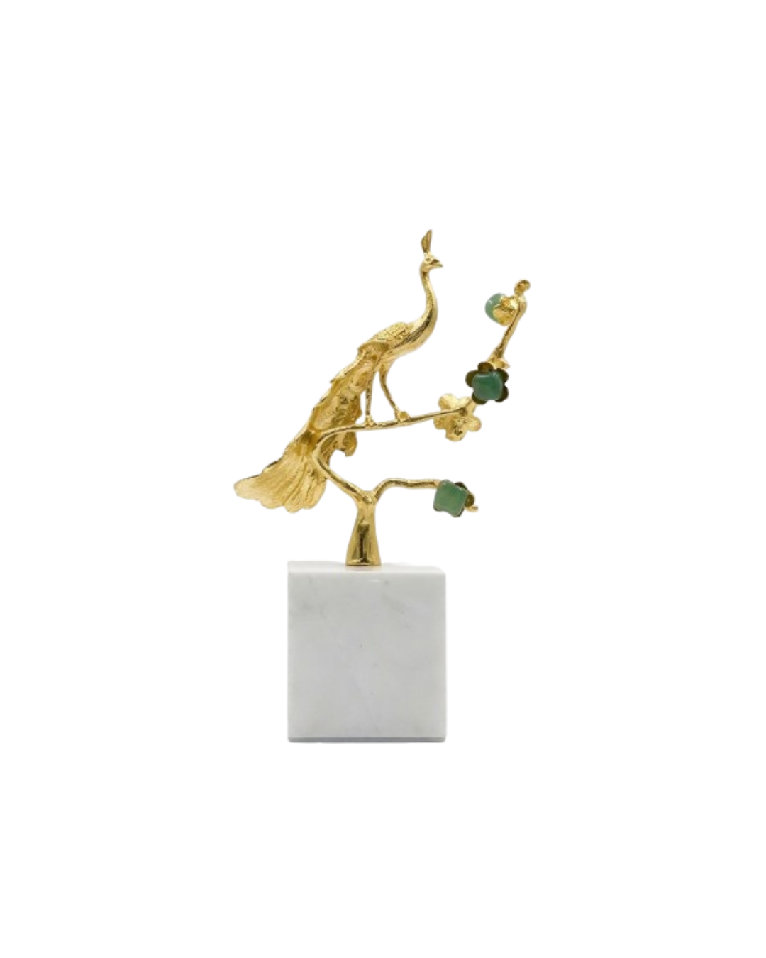 Royal Plumage Hand-Finished Bird Sculpture