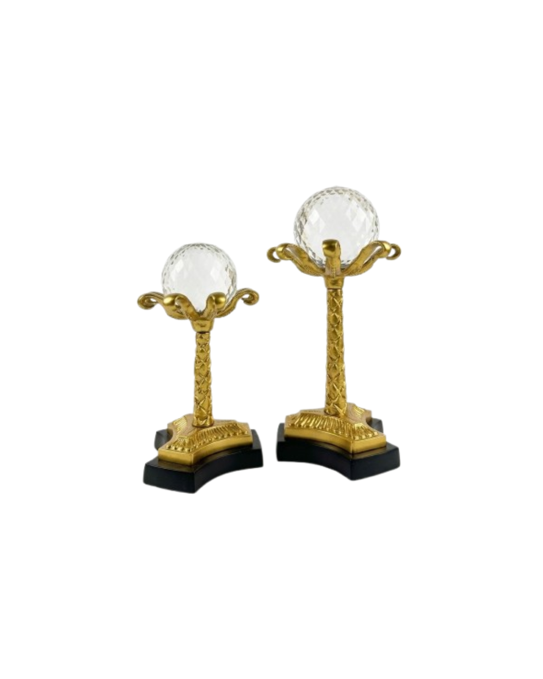 Astra Luxury Faceted Crystal & Bronze Set