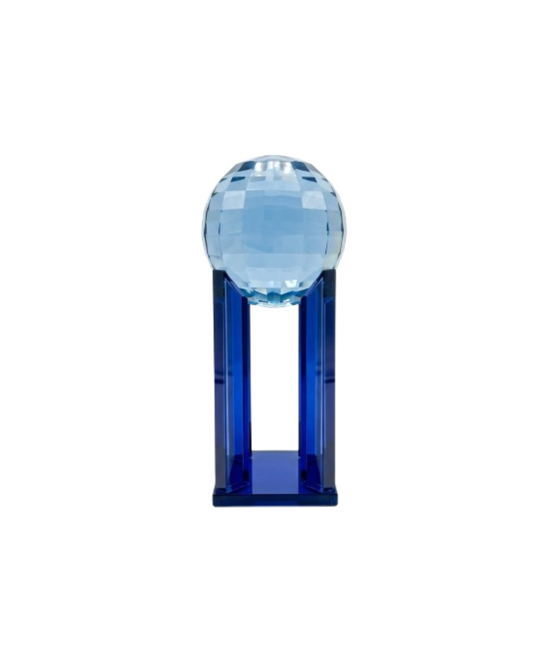 Blue Crystal Art Piece