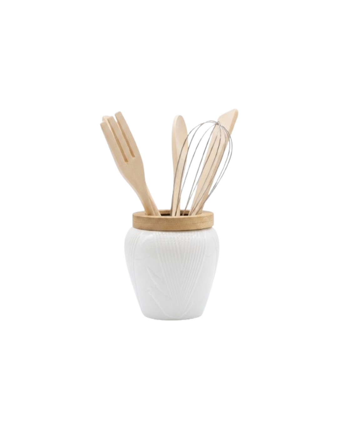 'Linda' 5-Piece Ceramic Utensil Kit