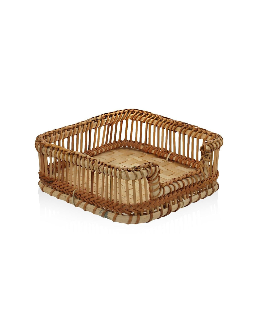 Deep Rattan Organiser Basket