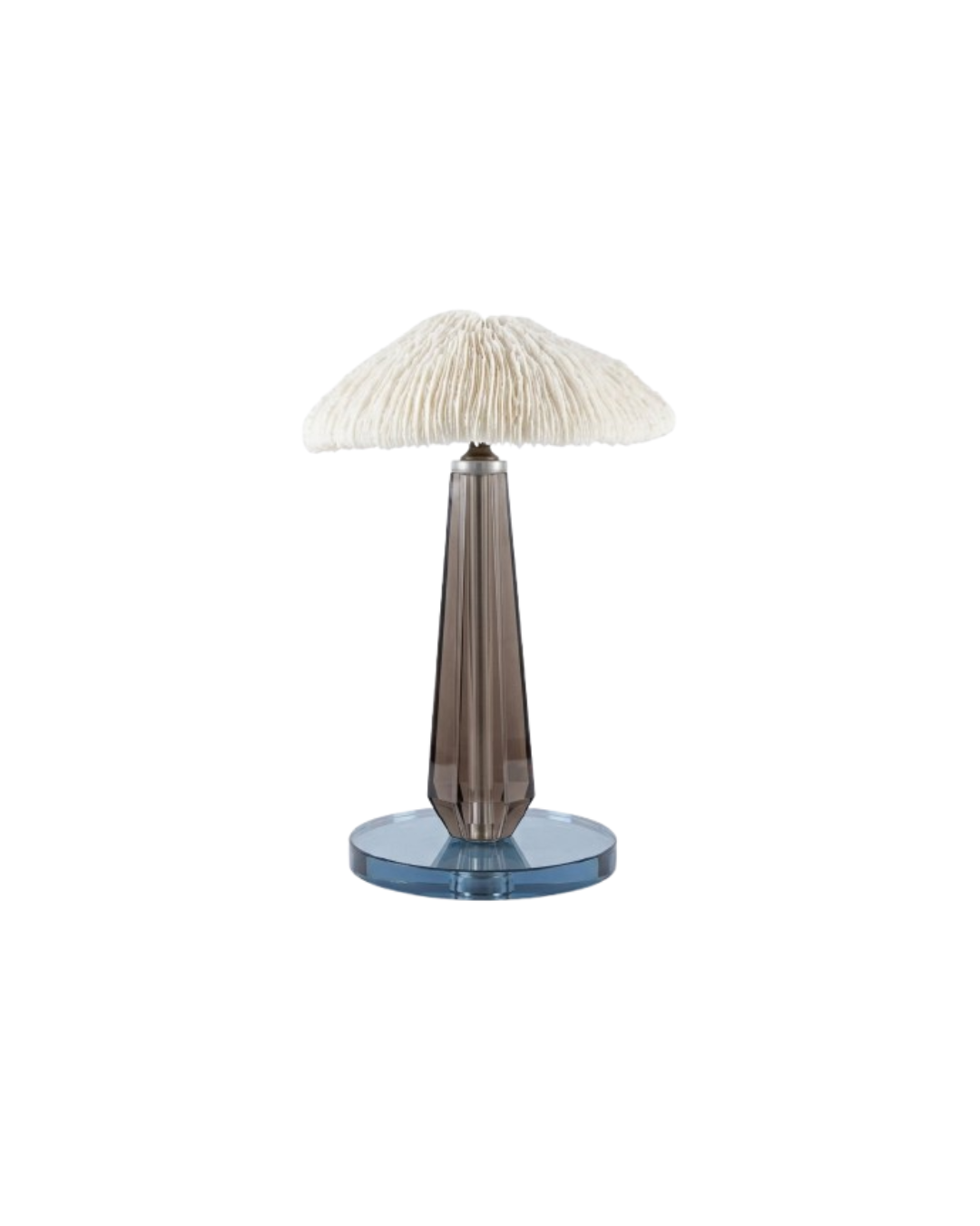 Natural Mushroom Coral & Crystal Sculpture