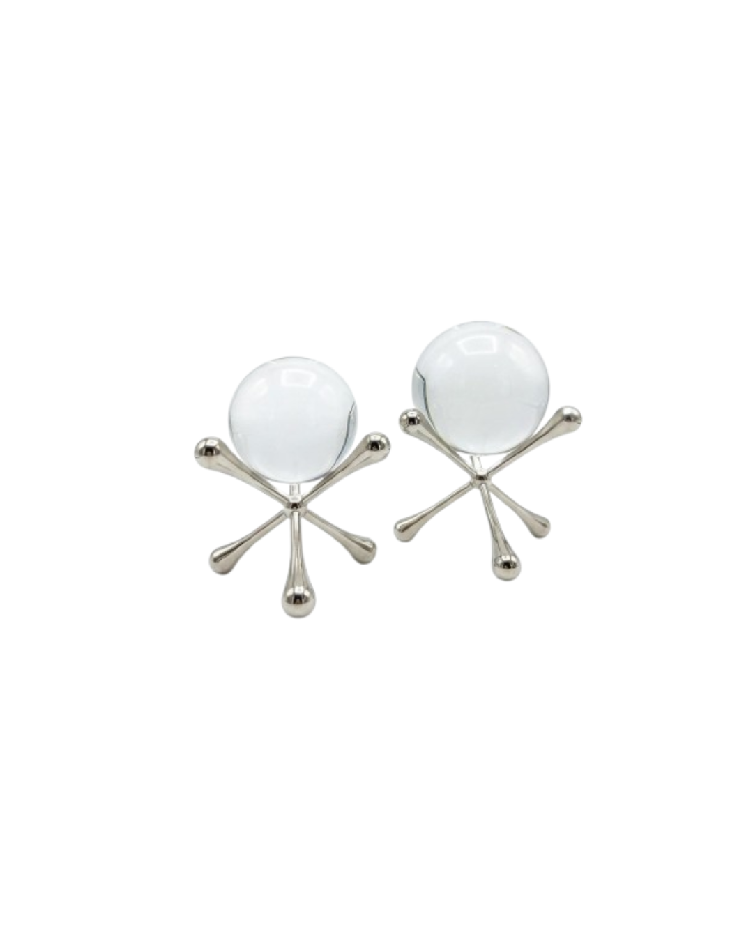 Celestial Spheres Crystal & Silver Set