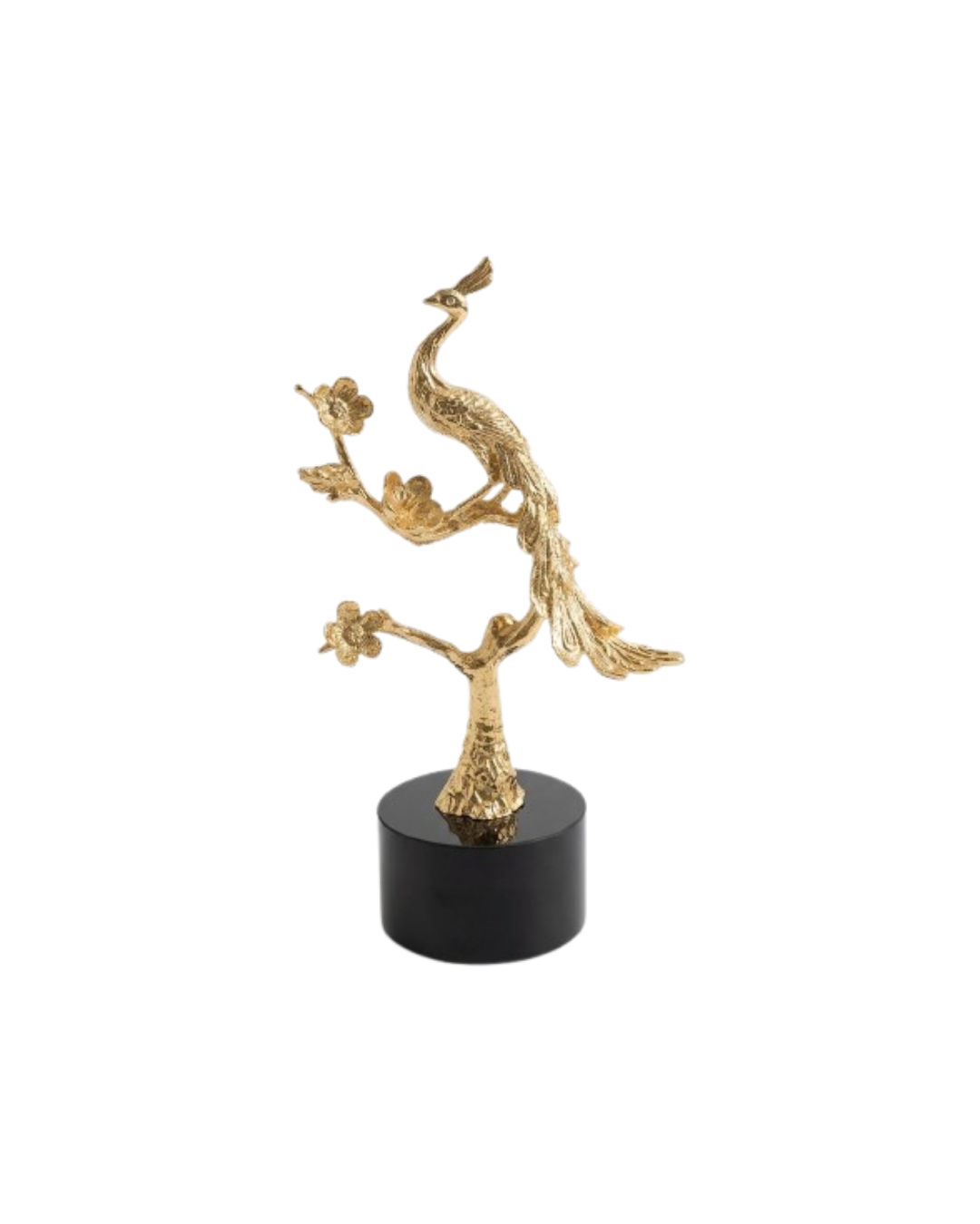 Golden Peacock Art Deco