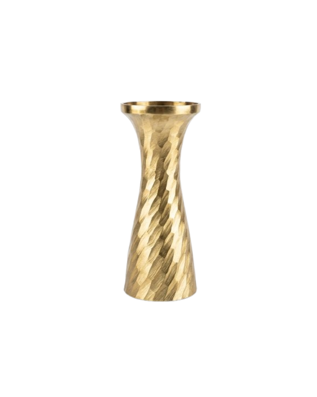 Artisan Gold Metal Candle Holder
