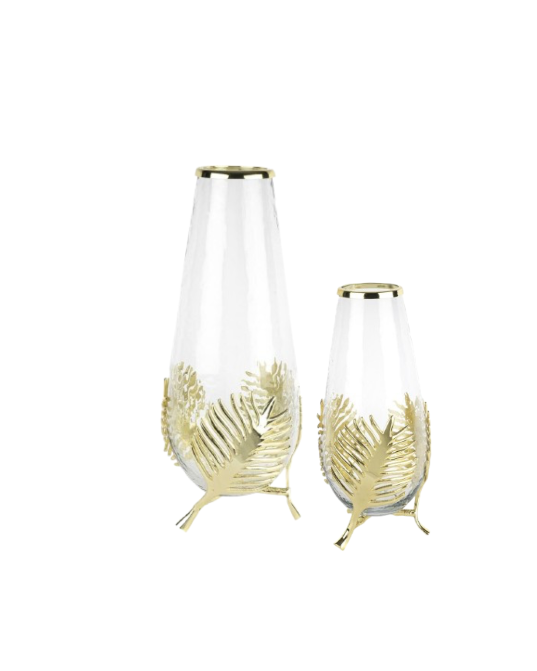 Phaedra Textured Glass Vase