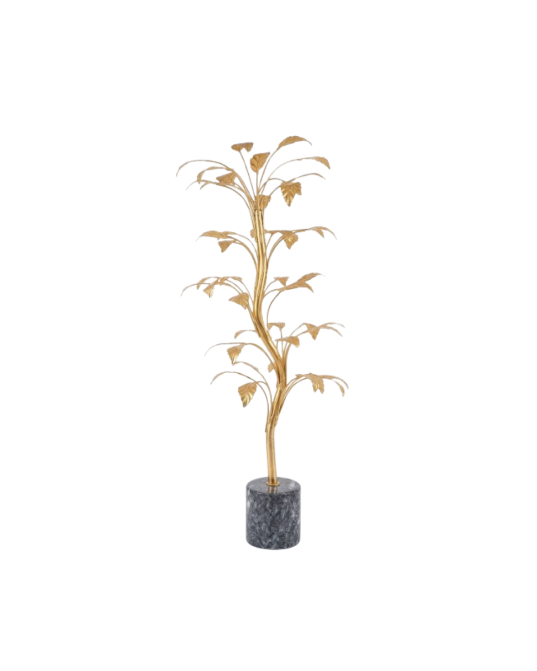 Stellar Branch Metal Art on Marble Base