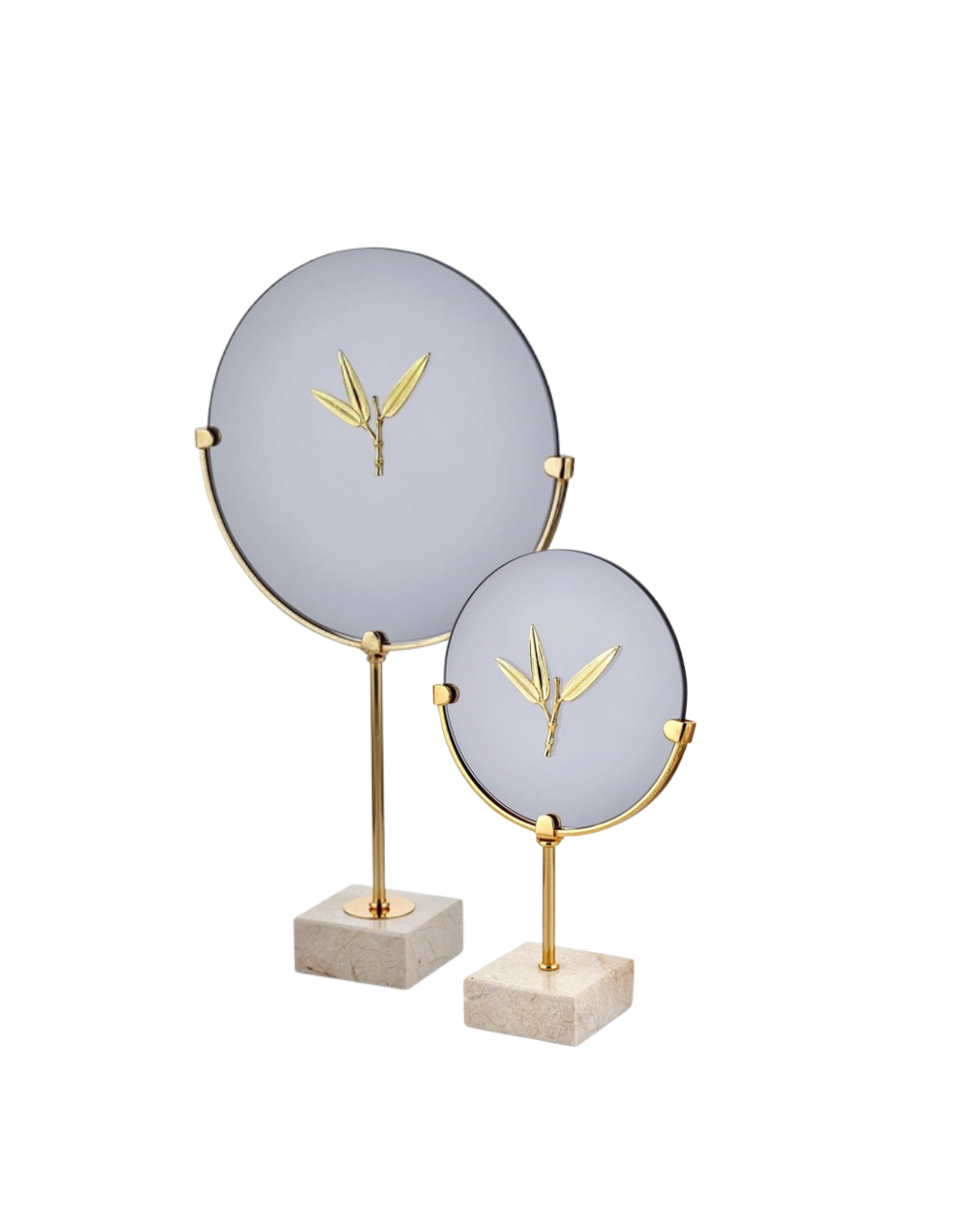 Golden Firefly on Travertine Base