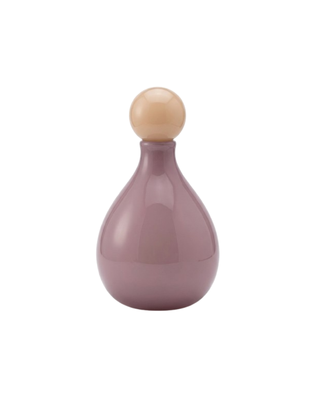 Rose Tinted Decorative Glass Vase