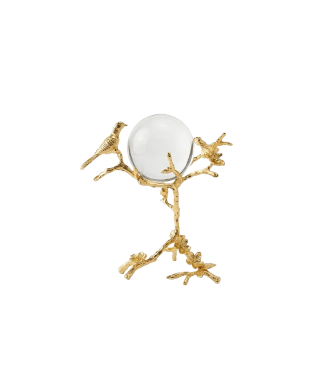 Crystal Nest Golden Branch Sculpture
