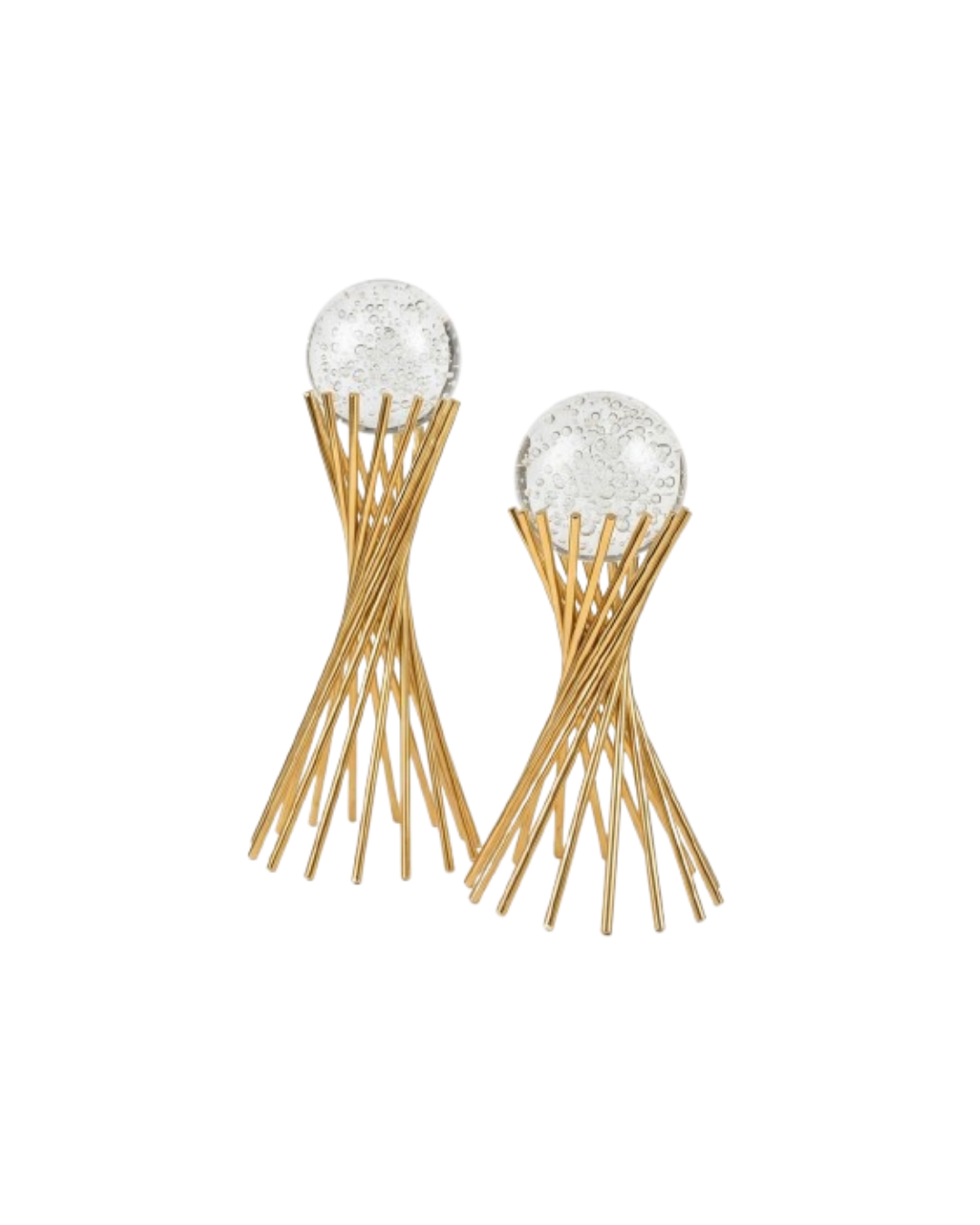 Artisan Crystal & Gold Duo