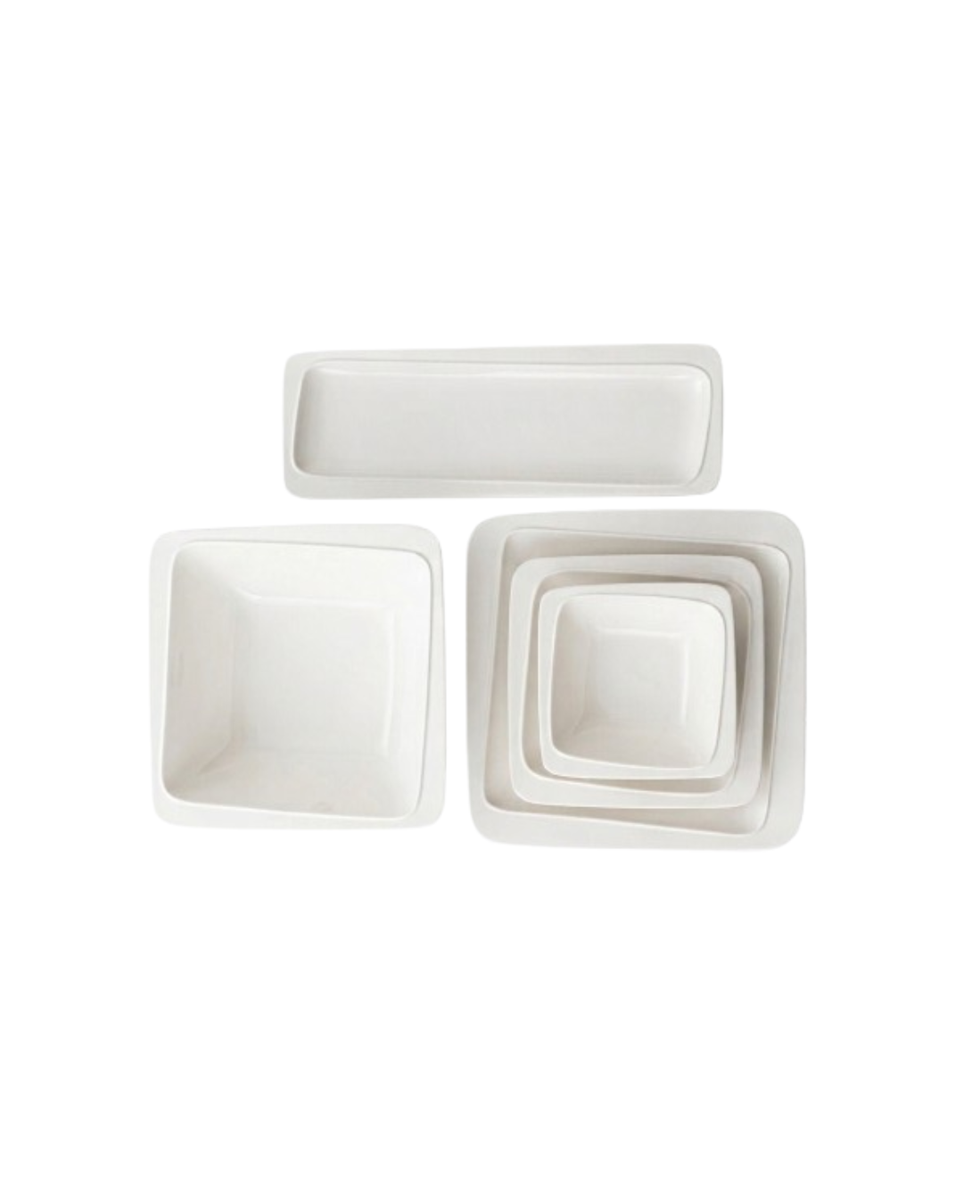 ACAR "Abstract Geometry" – 24 Piece Asymmetric Porcelain Set
