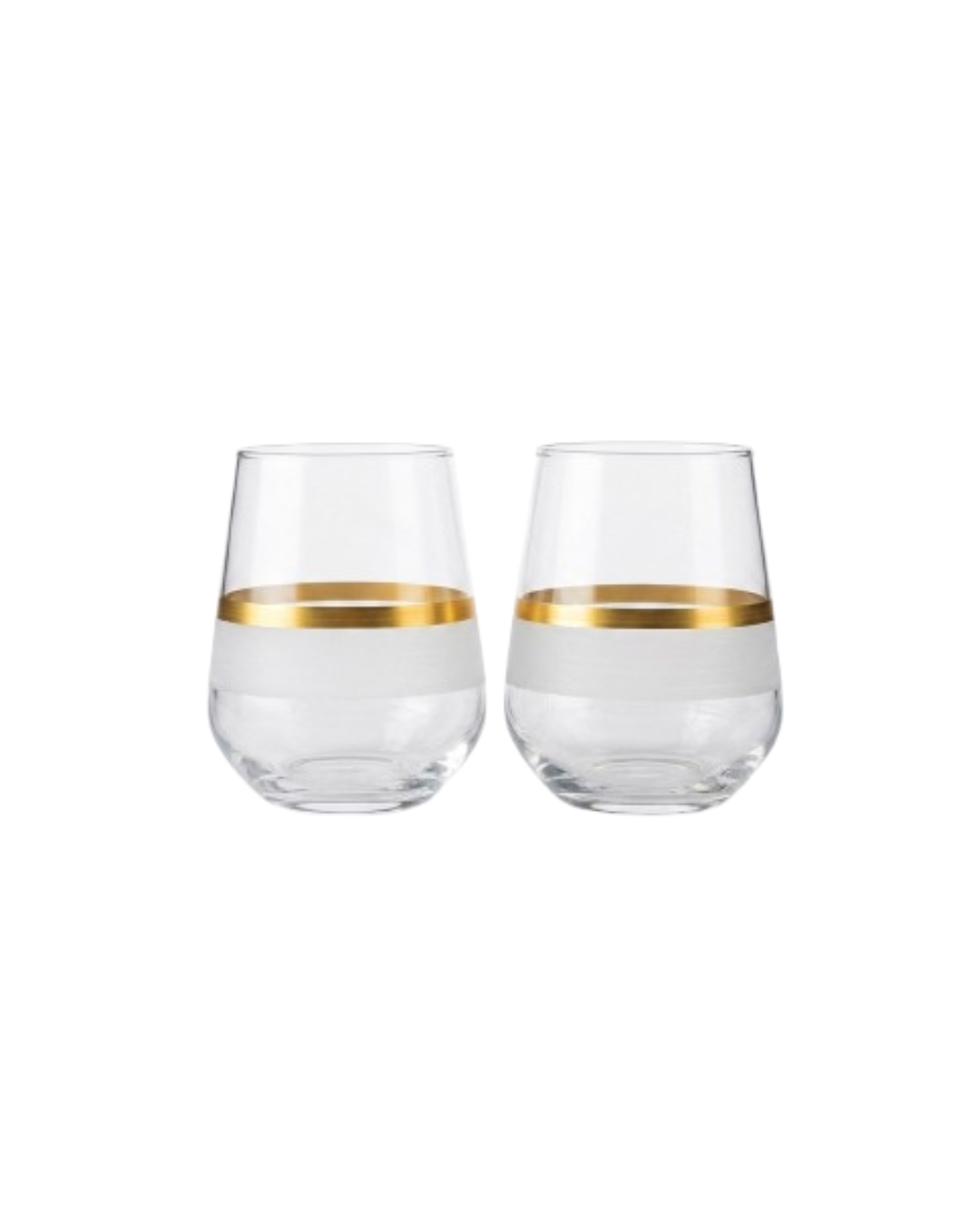 Frost & Gold Juice Glass Set