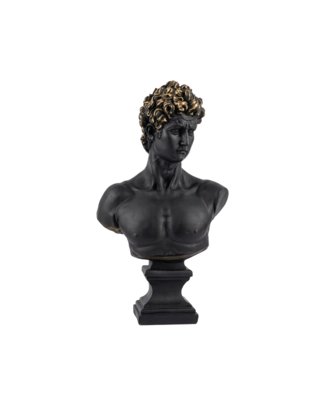Rebel David on Black&Gold Polyresin