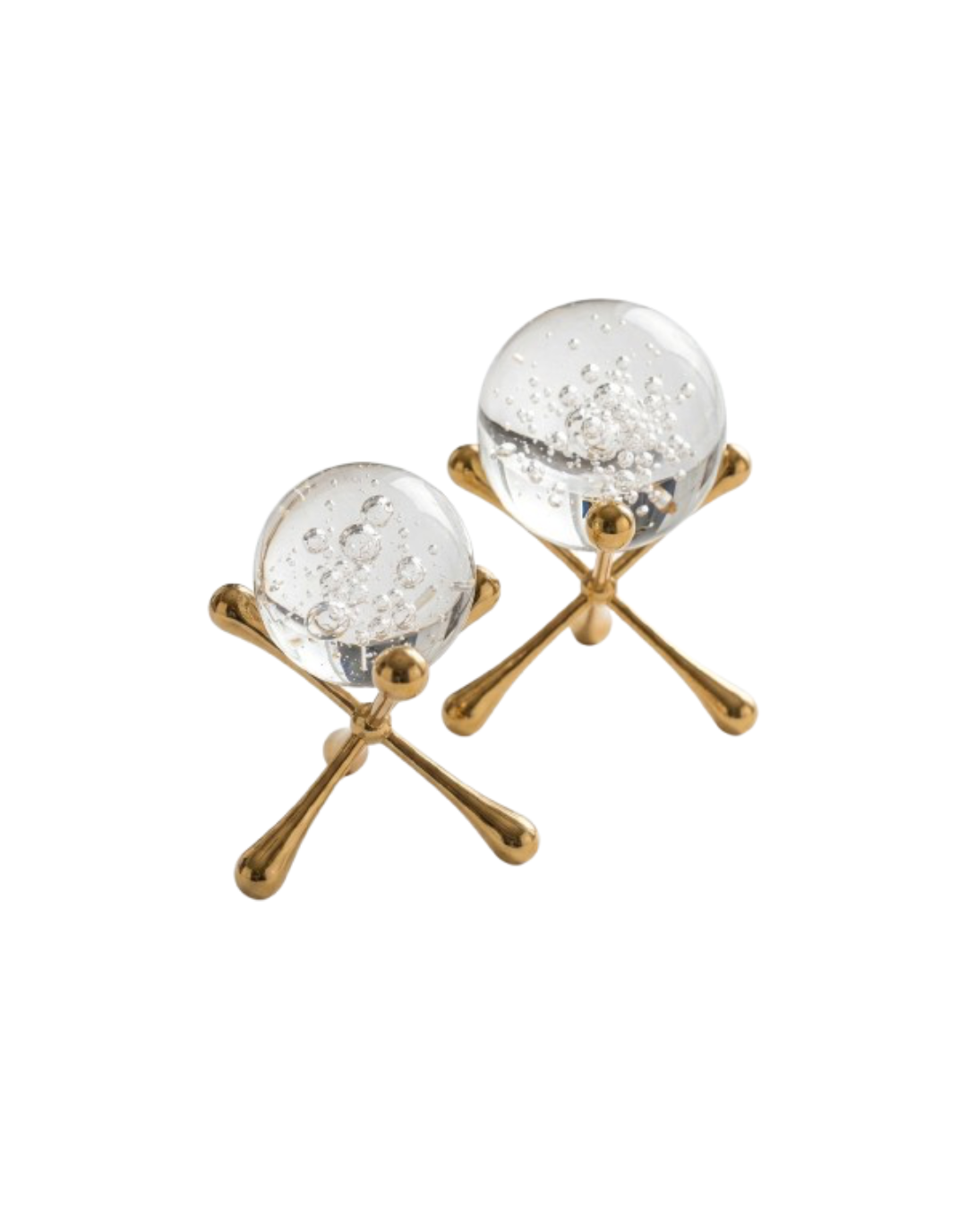Celestial Spheres Crystal & Gold Set