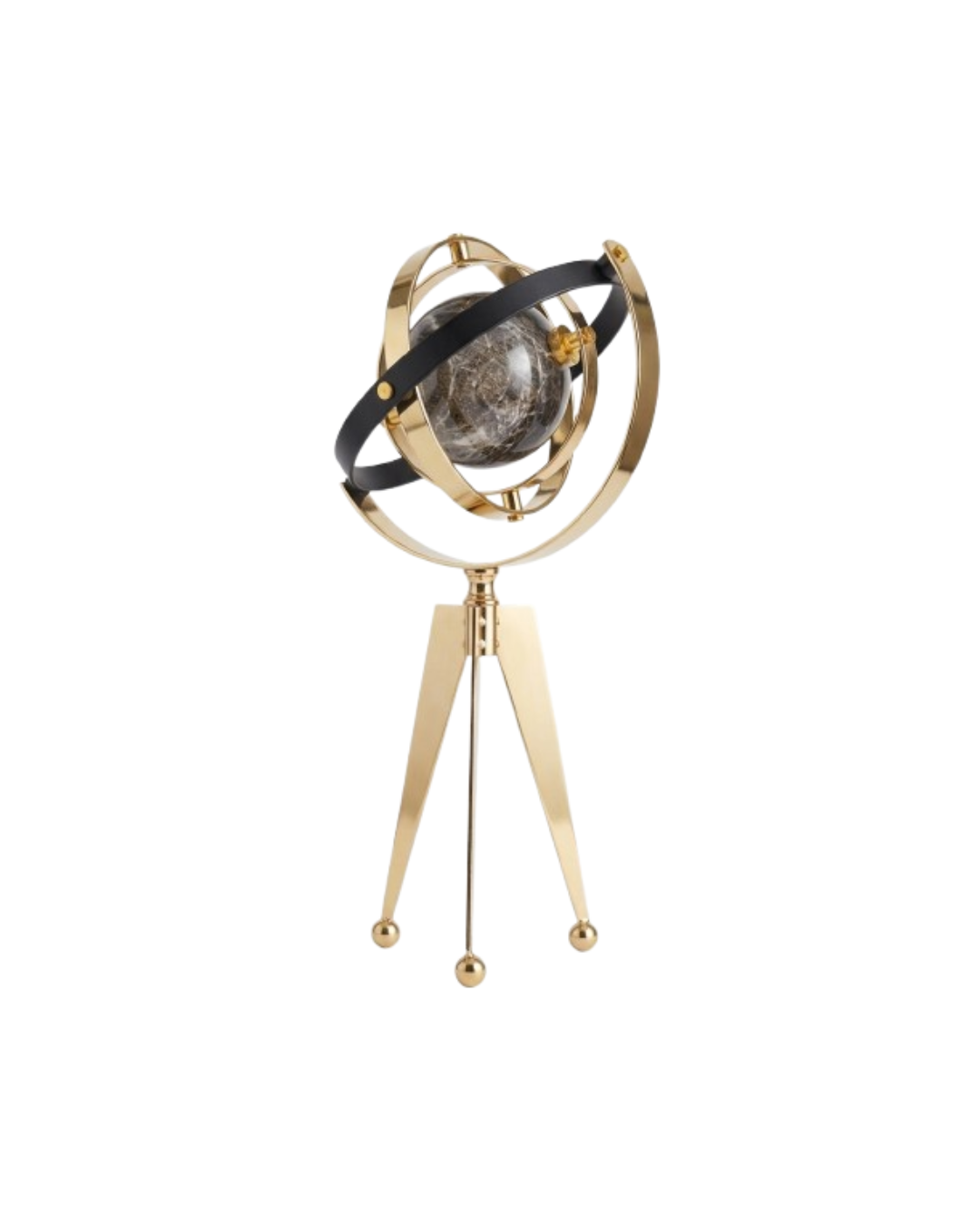 Galactic Rotating Sphere on Metallic Tripod