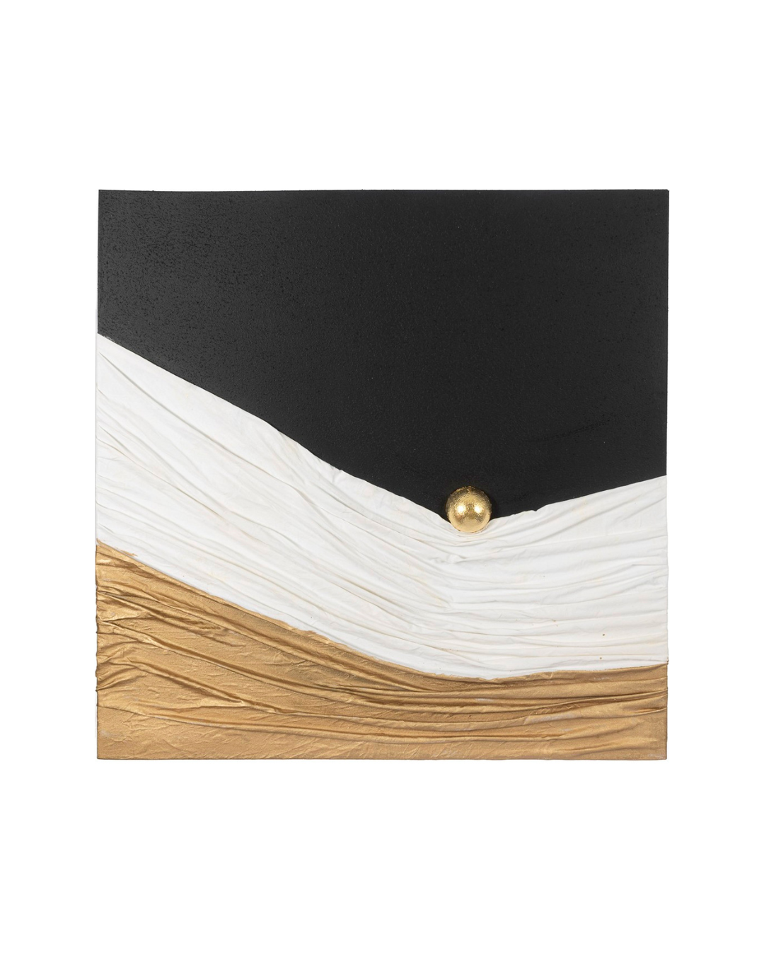 Golden Horizon 3D Textured Canvas Art