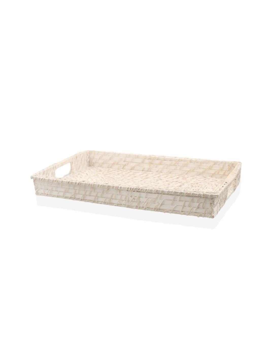 Artisan Rattan Tray with handles