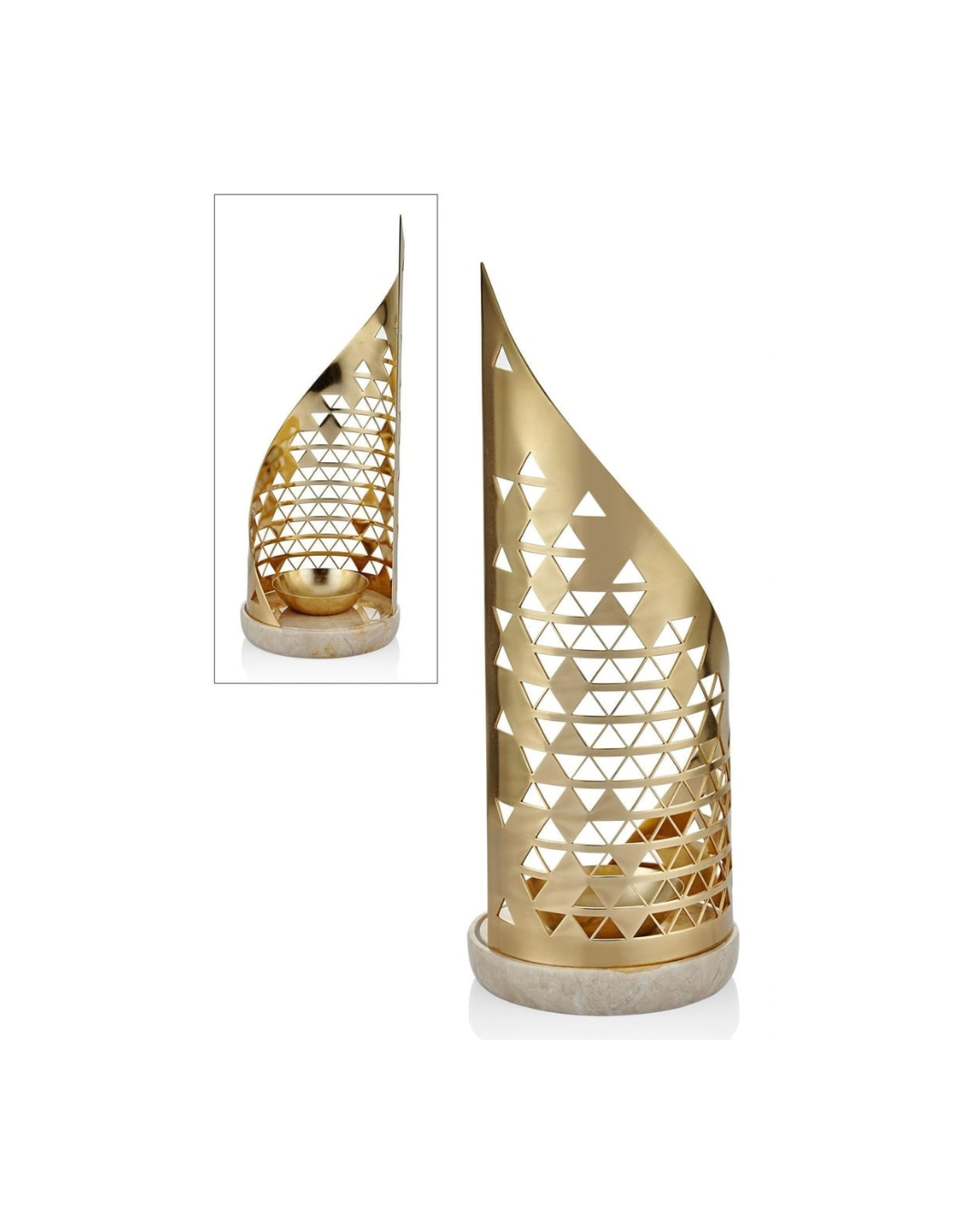 Evim Gold Candle Holder