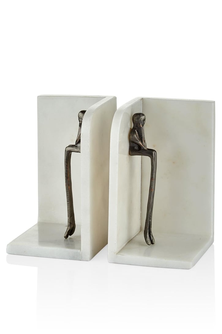 Modern Silhouette Stone Bookends